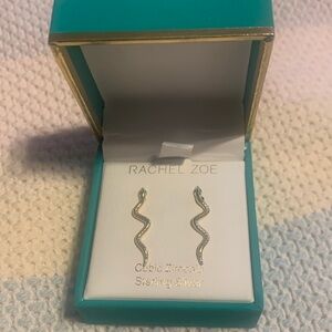 Snake dangly earrings